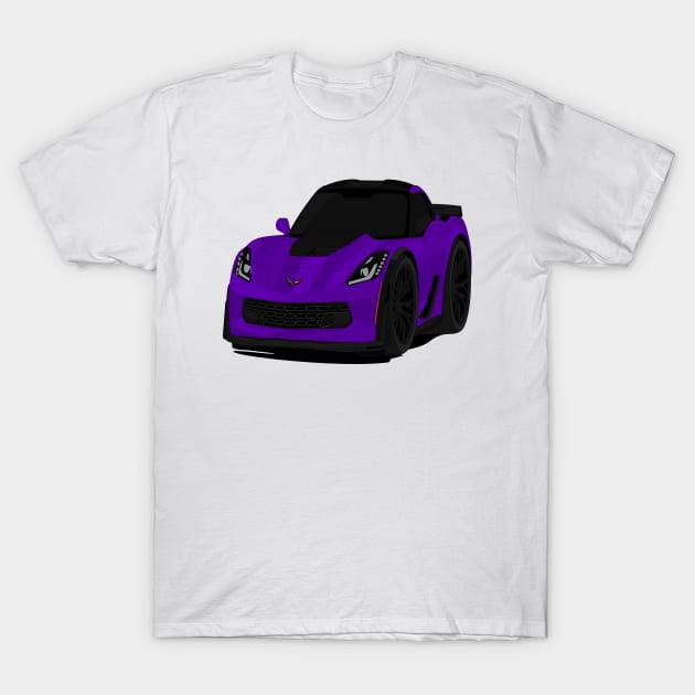 Z06 PURPLE T-Shirt by VENZ0LIC